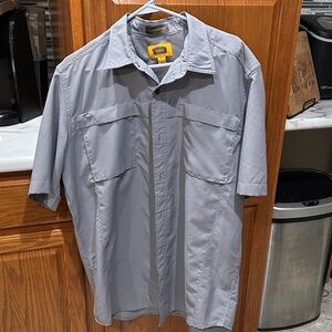 The Foundry Supply Co. Gray Performance Fabric Shirt